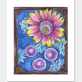 Garden flowers Posters and Art